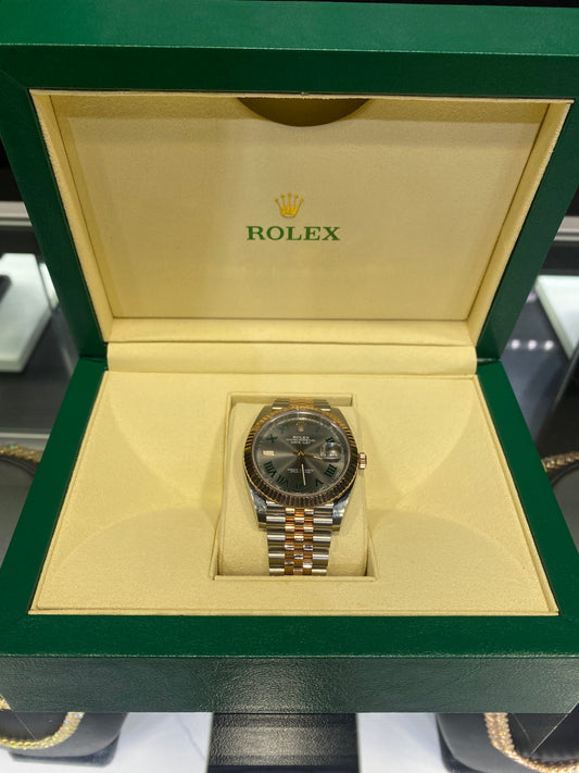 ROLEX DATEJUST 41MM JUBILEE ROSE GOLD